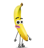 Cute Banana Character Animator Puppet